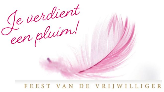 Feest van de Vrijwilliger - Je verdient een pluim