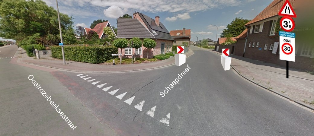 Schaapdreef - Oostrozebeeksestraat